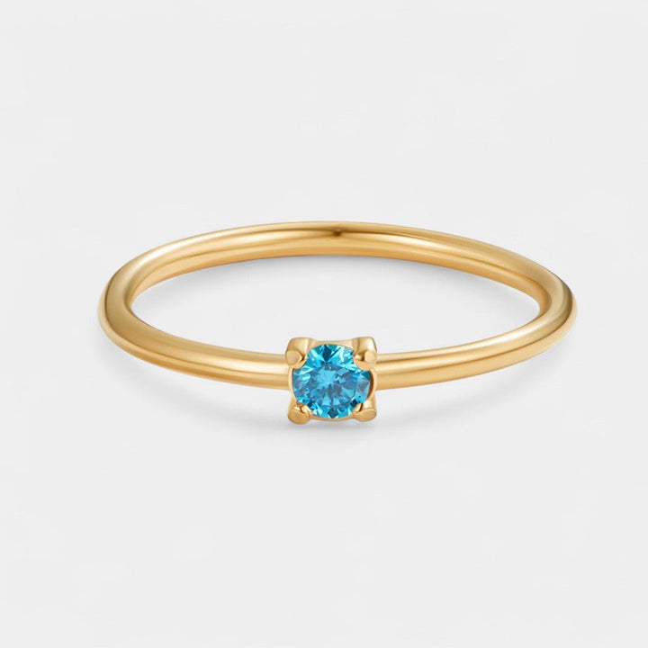Iphigenia - Gold Rings with Birthstone