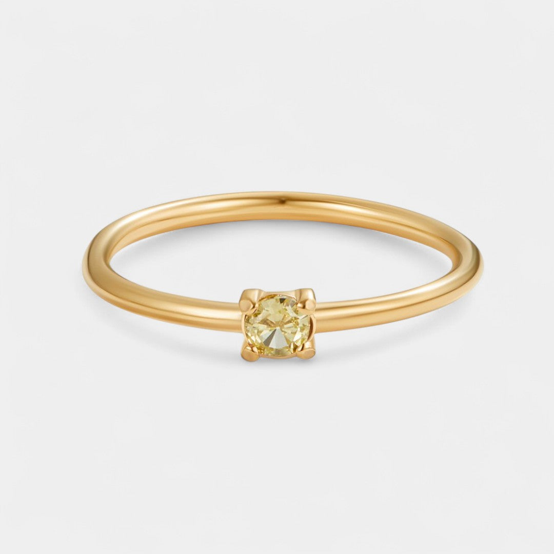 Iphigenia - Gold Rings with Birthstone