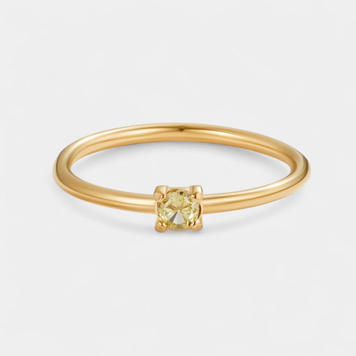 Iphigenia - Gold Rings with Birthstone