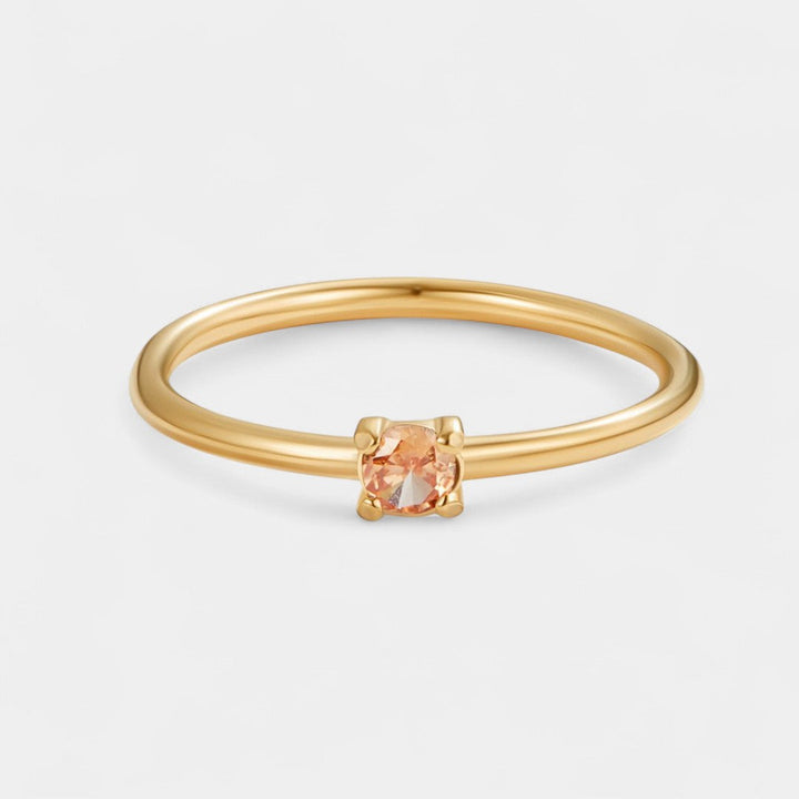 Iphigenia - Gold Rings with Birthstone