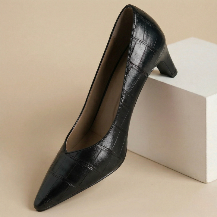 New Authentic Leather Heels