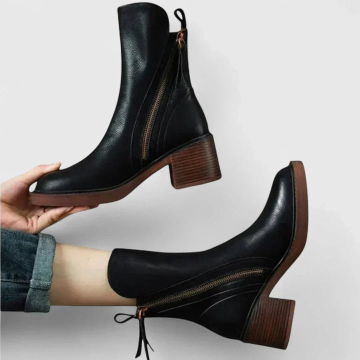 Lamprini - Elegant ankle boots with timeless finesse and comfort