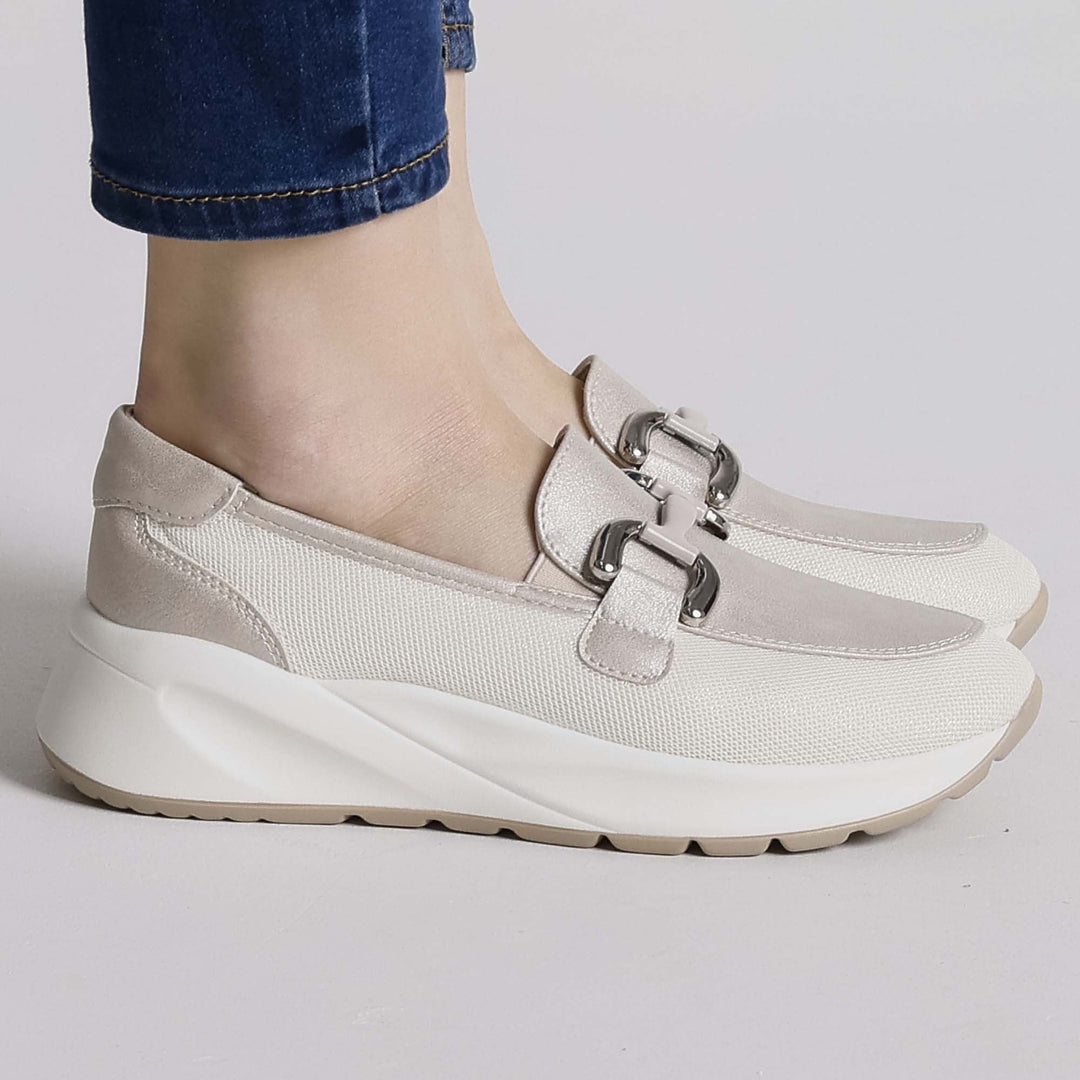Comfortable Platform Black Loafers