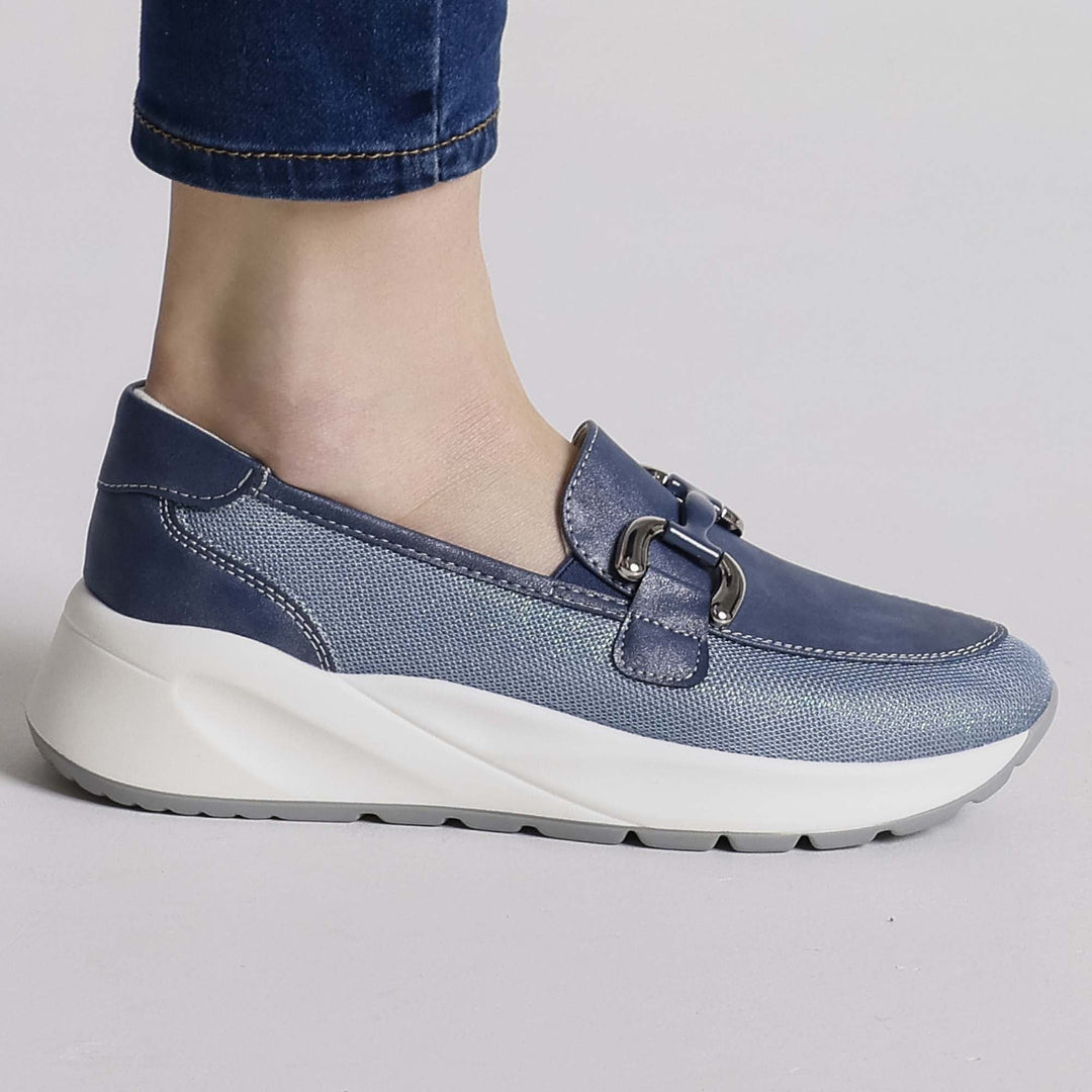 Comfortable Platform Black Loafers