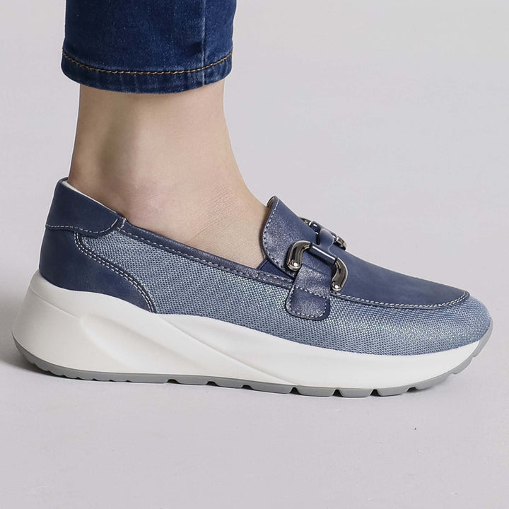 Comfortable Platform Black Loafers