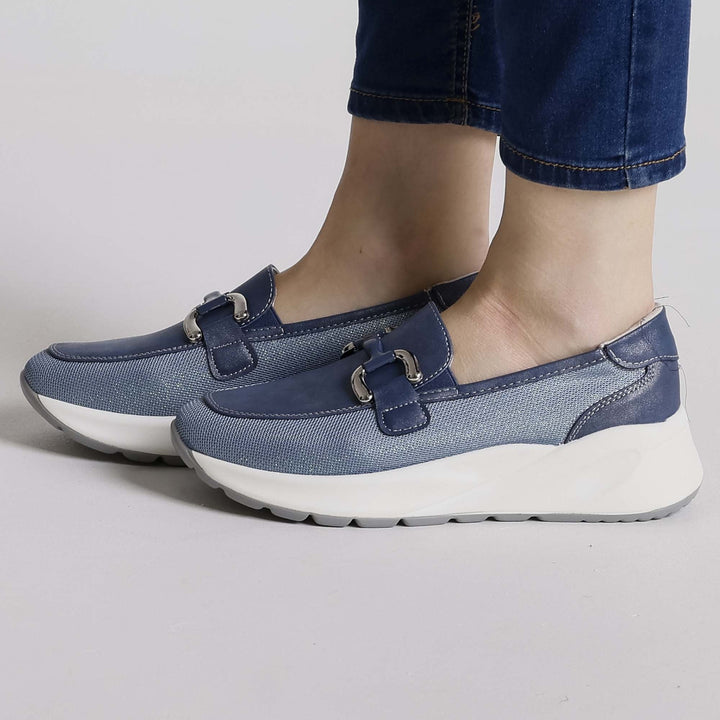 Comfortable Platform Black Loafers