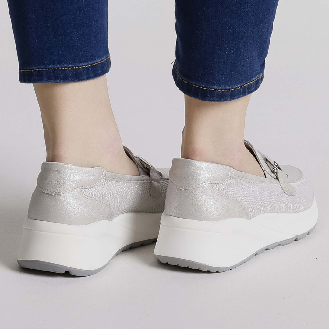 Comfortable Platform Black Loafers