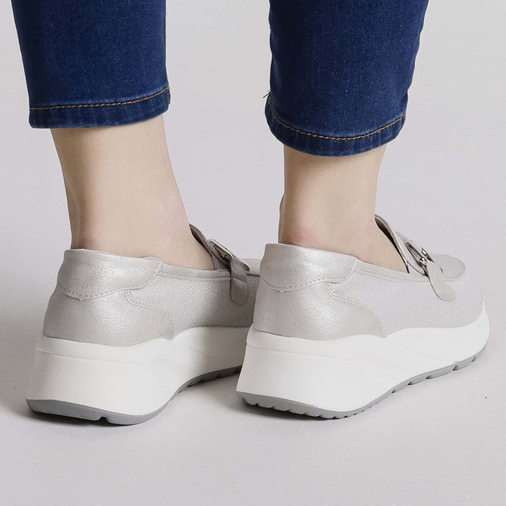 Comfortable Platform Black Loafers
