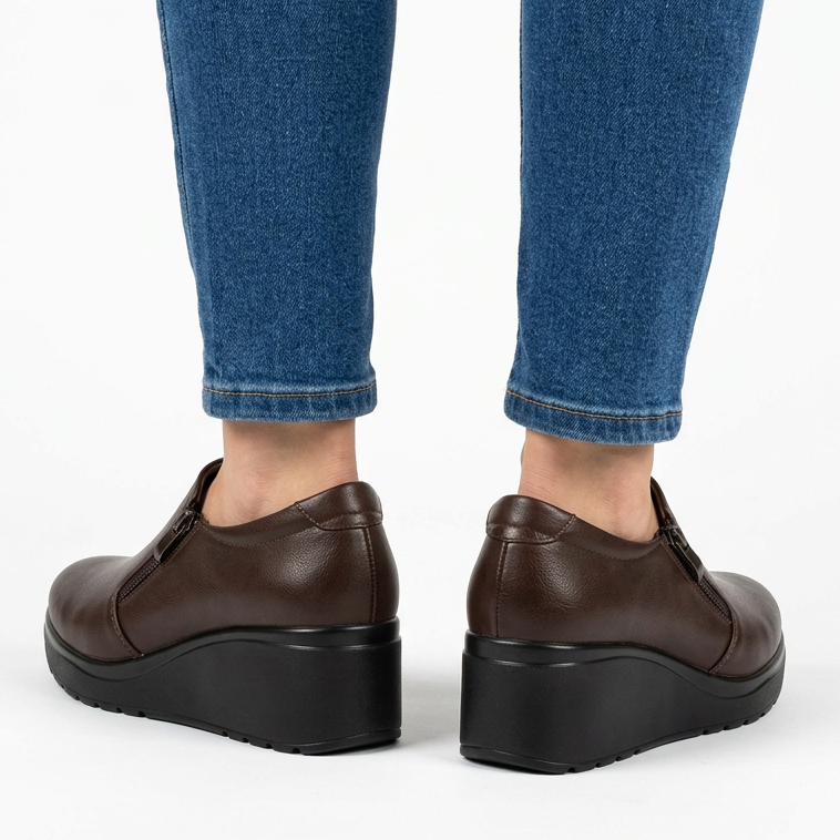 Side Zip Moccasins