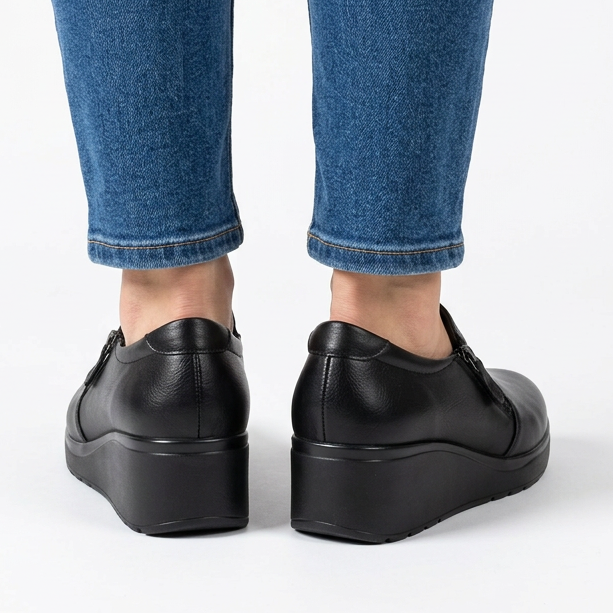 Side Zip Moccasins