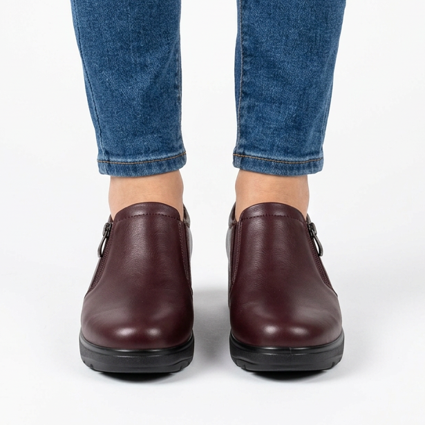 Side Zip Moccasins