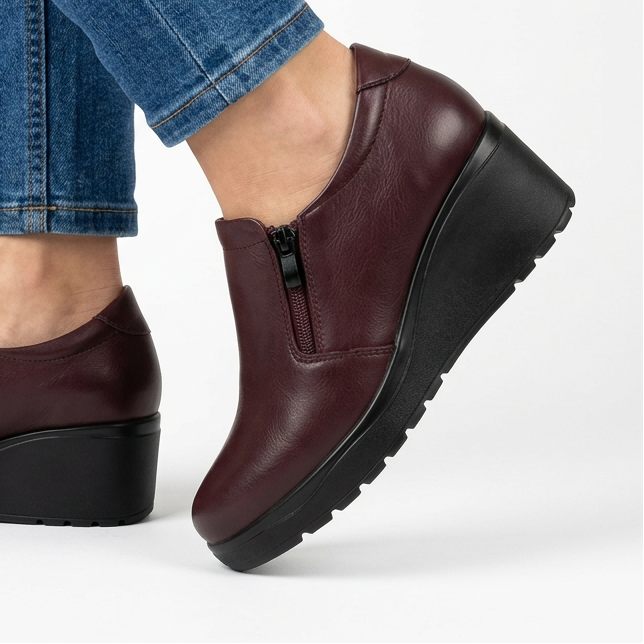 Side Zip Moccasins