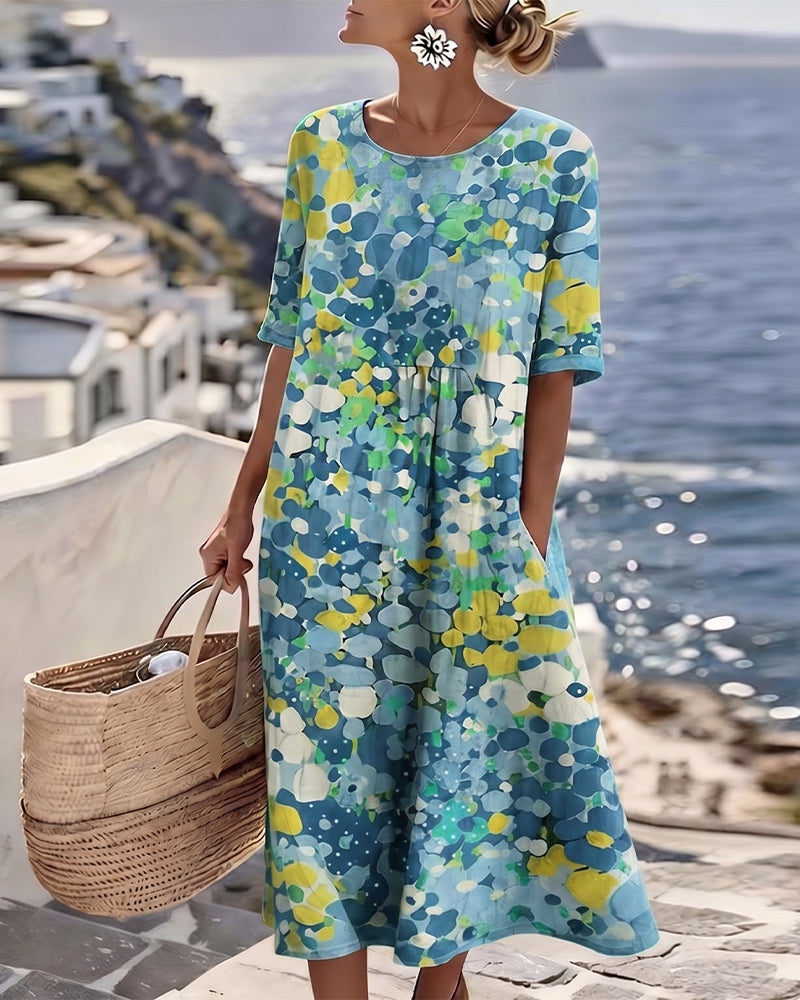 Flora | Floral Midi Dress