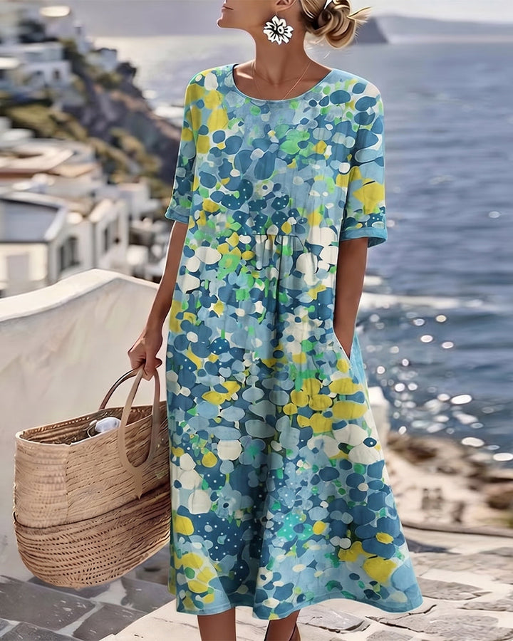 Flora | Floral Midi Dress