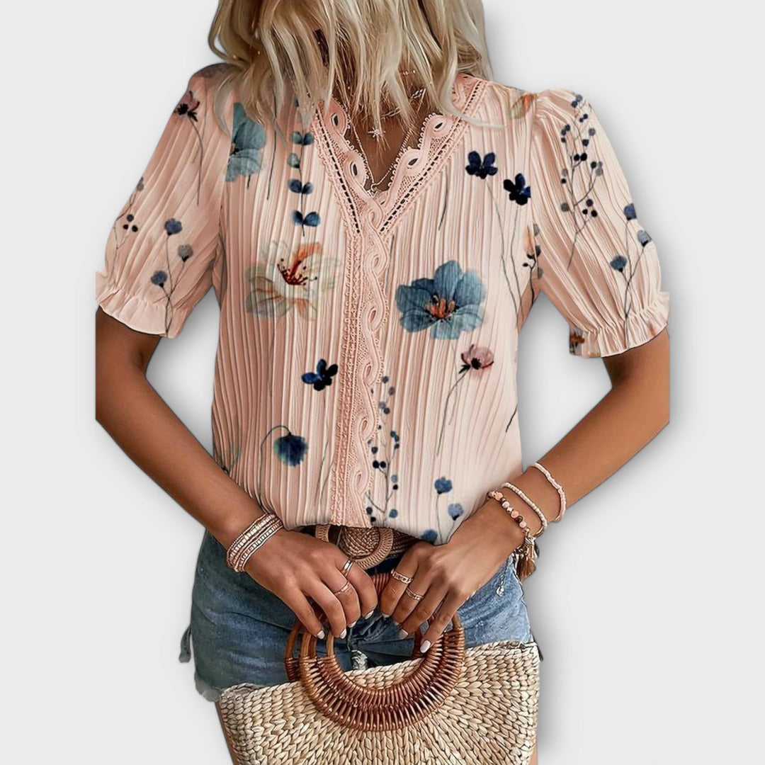 Emilia - V-Neck Blouse Design