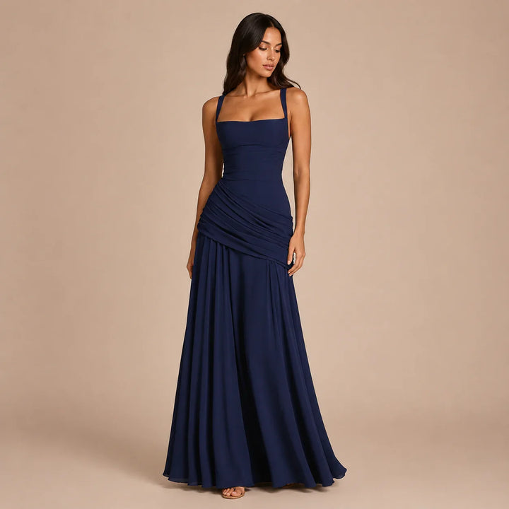 Yellow Siren Dress™ — Thin Straps & Open Back