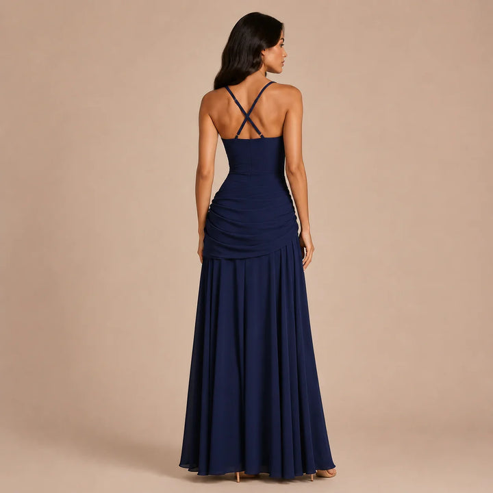 Yellow Siren Dress™ — Thin Straps & Open Back