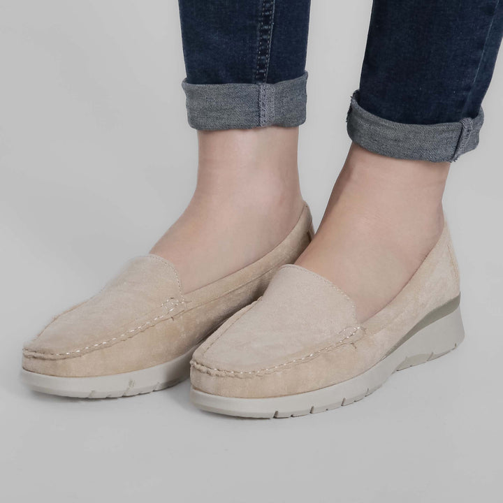 Seven-Color Platform Moccasins