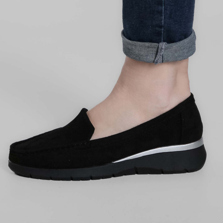 Seven-Color Platform Moccasins