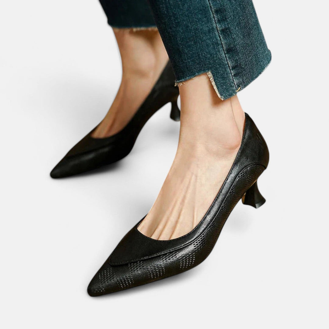 Augustinos | Leather Heeled Shoes
