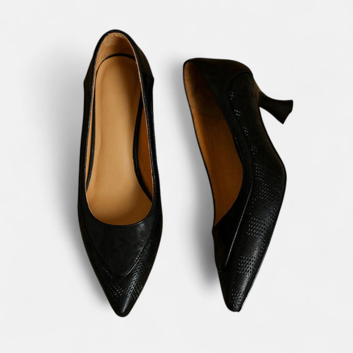 Augustinos | Leather Heeled Shoes
