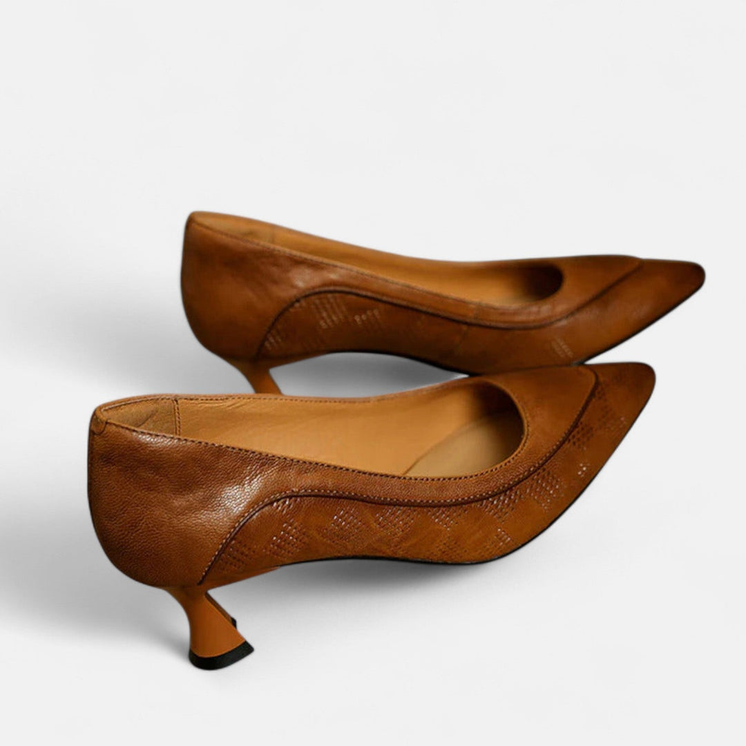 Augustinos | Leather Heeled Shoes