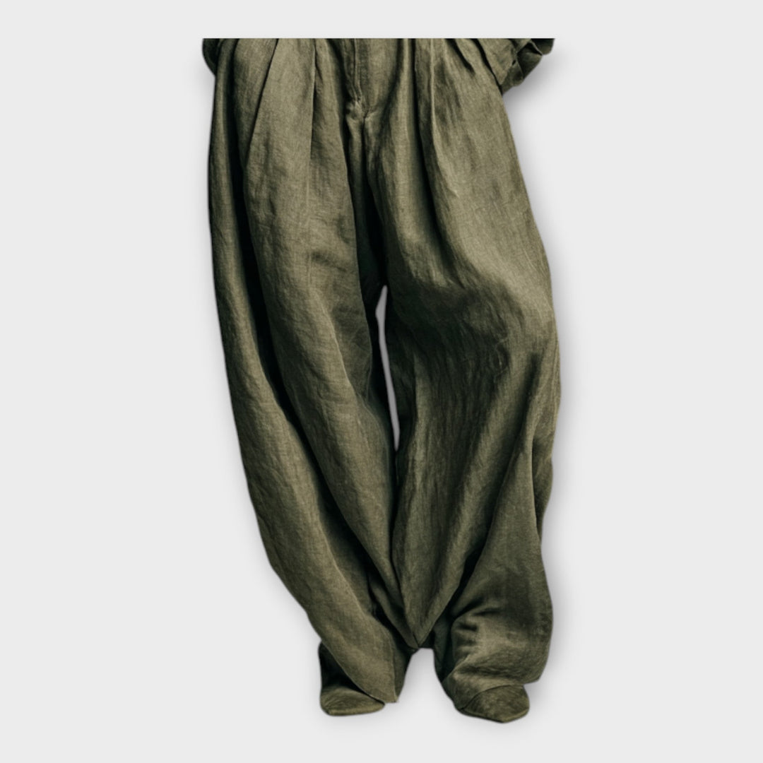 Effortlessly Elegant Shirt and Trousers Set