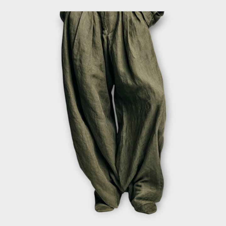 Effortlessly Elegant Shirt and Trousers Set