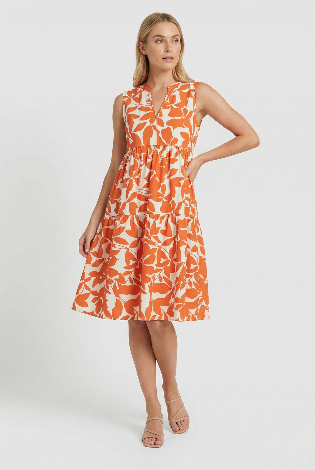 Evelína | Floral Print Summer Mini Dress