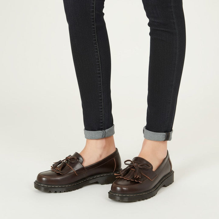 Tassel-Embellished Platform Loafers