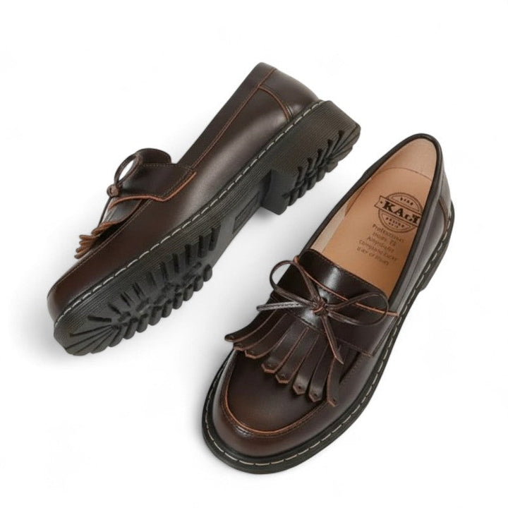 Tassel-Embellished Platform Loafers