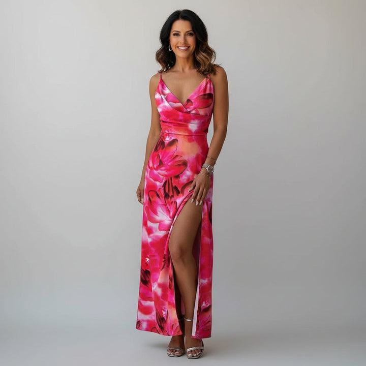 Zlatica | Patterned Lightweight Maxi Dress