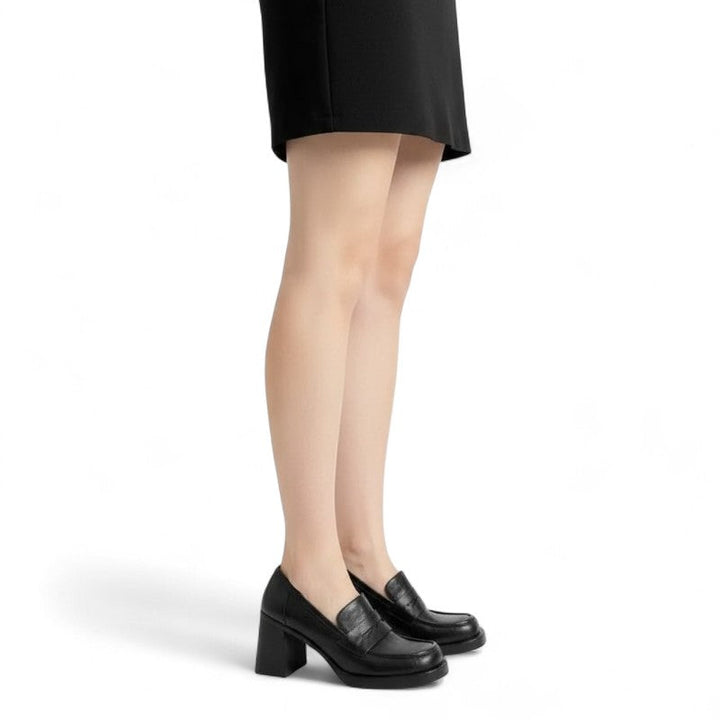Elevated Loafer Heels