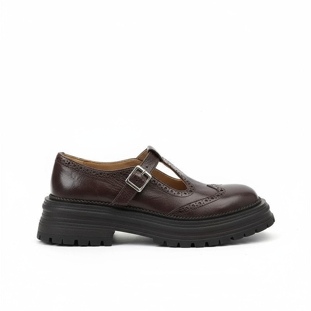 Retro-Inspired Smooth Design Platform Moccasins