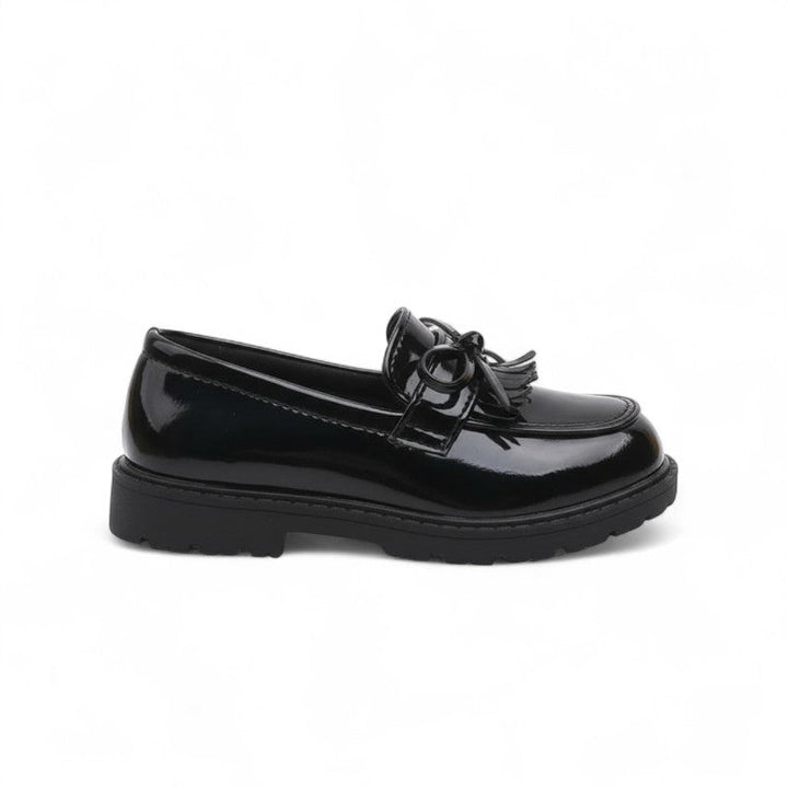 Mass-Produced Patent Leather Moccasins