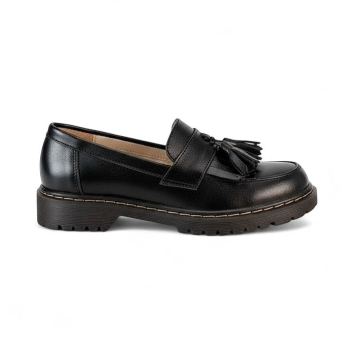 Tassel-Embellished Platform Loafers