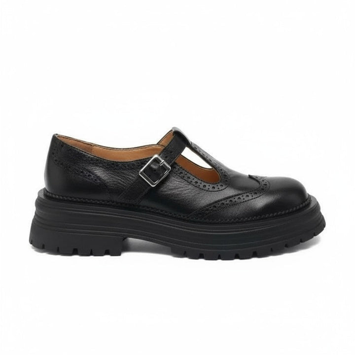 Retro-Inspired Smooth Design Platform Moccasins