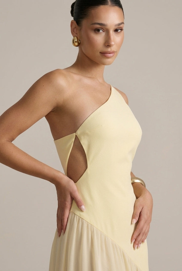 Bohdanka | One-Shoulder Maxi Dress with Open Back