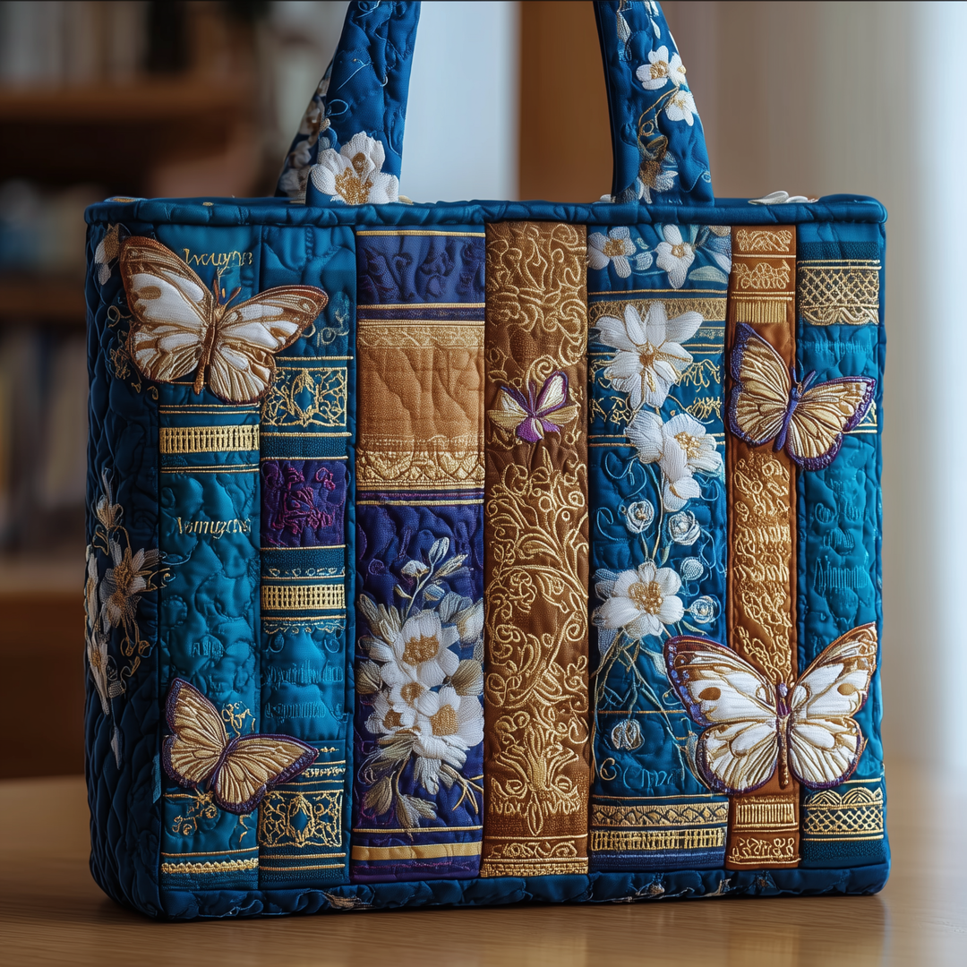 Tote Bag with Flowers and Embroidery GFTOTG31