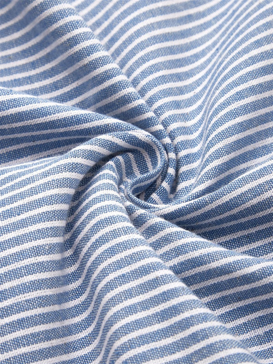 Eva - Striped Midi Dress