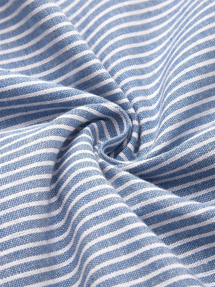 Eva - Striped Midi Dress
