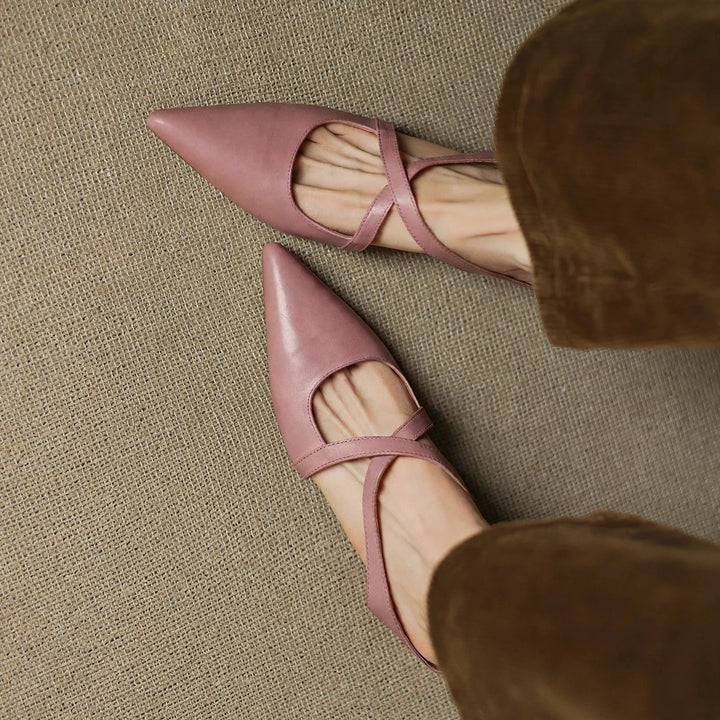 Aluna Genuine Leather Mules