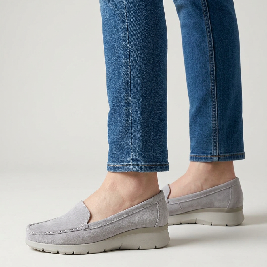 Seven-Color Platform Moccasins