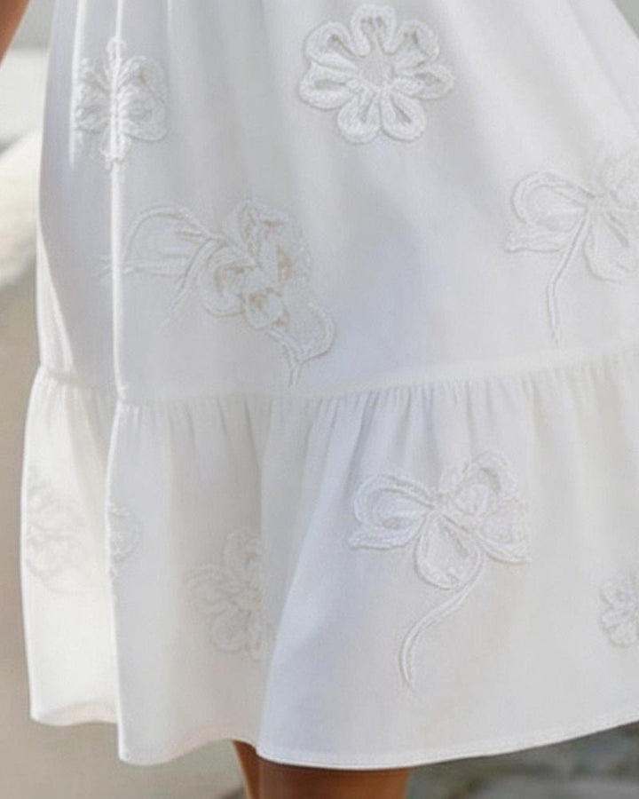 Frederica | Cross-Designed Midi Dress