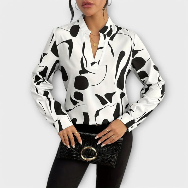 Catarina - Elegant Long-Sleeve Top