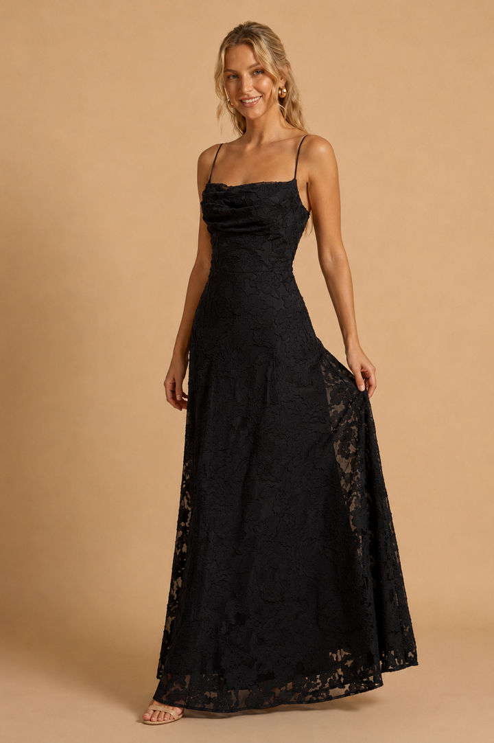Nora | Fitted Bodice Floral Maxi Dress