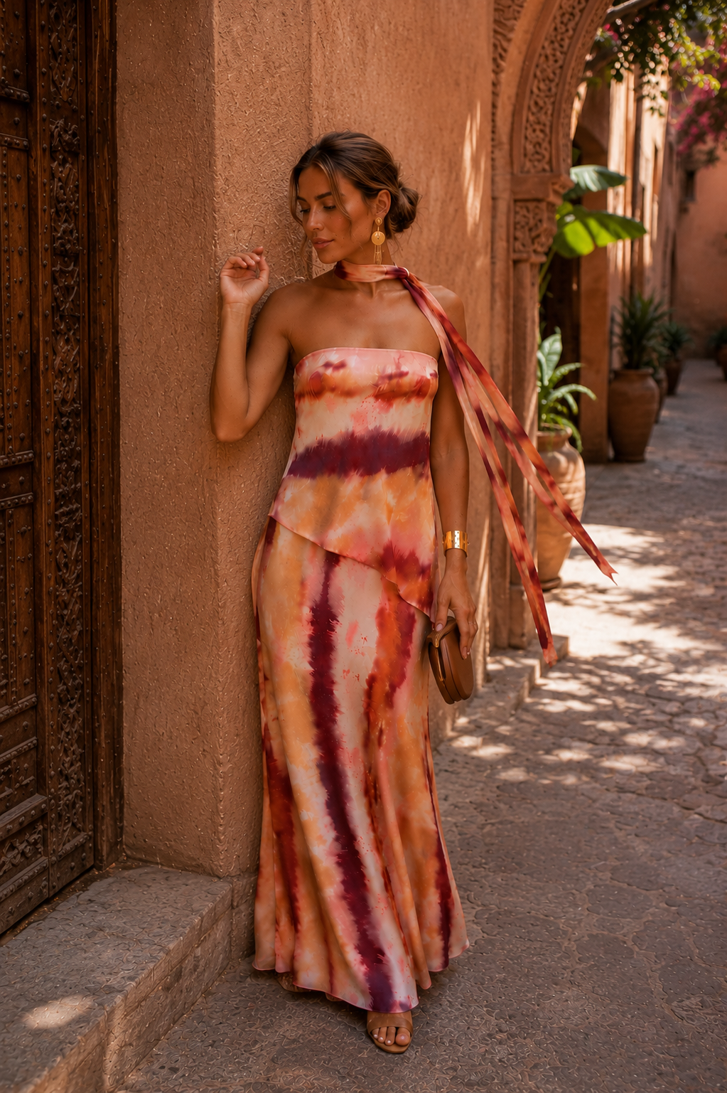 Cacela - Long Strapless Dress
