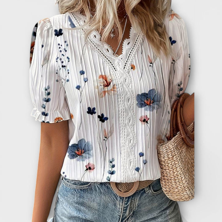 Emilia - V-Neck Blouse Design