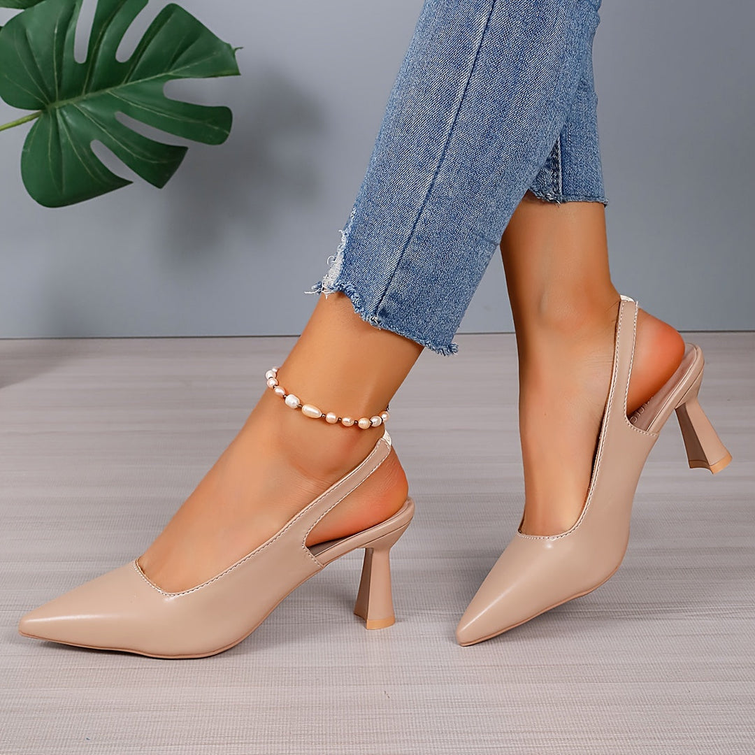 Sophia™ | Elegant Backless Heels