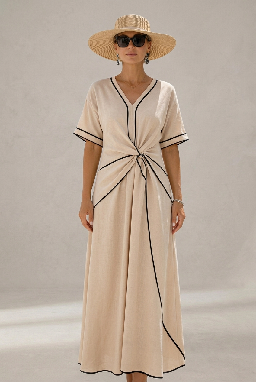 Emma | Summer Dress with Stripes